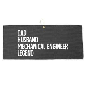 Dad Husband Mechanical Engineer Gift Large Microfiber Waffle Golf Towel