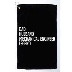 Dad Husband Mechanical Engineer Gift Platinum Collection Golf Towel