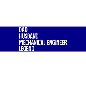 Dad Husband Mechanical Engineer Gift Bumper Sticker