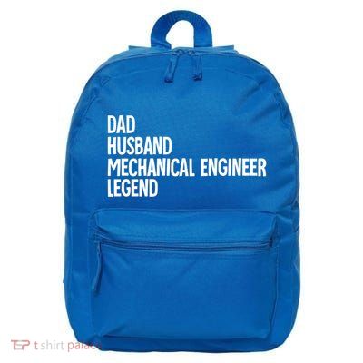 Dad Husband Mechanical Engineer Gift 16 in Basic Backpack