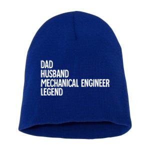 Dad Husband Mechanical Engineer Gift Short Acrylic Beanie