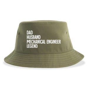 Dad Husband Mechanical Engineer Gift Sustainable Bucket Hat