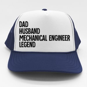 Dad Husband Mechanical Engineer Gift Trucker Hat