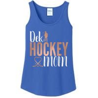 Dek Hockey Mom Support Deck Hockey Street Hockey Mom Gift Ladies Essential Tank