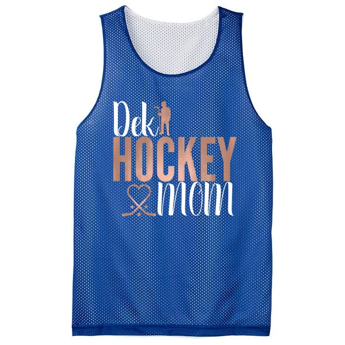 Dek Hockey Mom Support Deck Hockey Street Hockey Mom Gift Mesh Reversible Basketball Jersey Tank