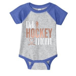 Dek Hockey Mom Support Deck Hockey Street Hockey Mom Gift Infant Baby Jersey Bodysuit