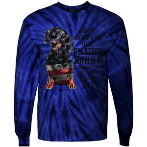 Dachshund Happy Mother's Day To My Amazing Mommy Tie-Dye Long Sleeve Shirt