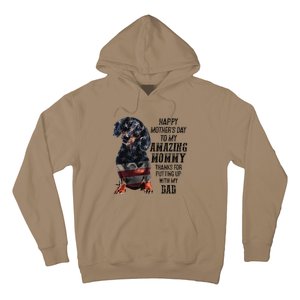 Dachshund Happy Mother's Day To My Amazing Mommy Hoodie