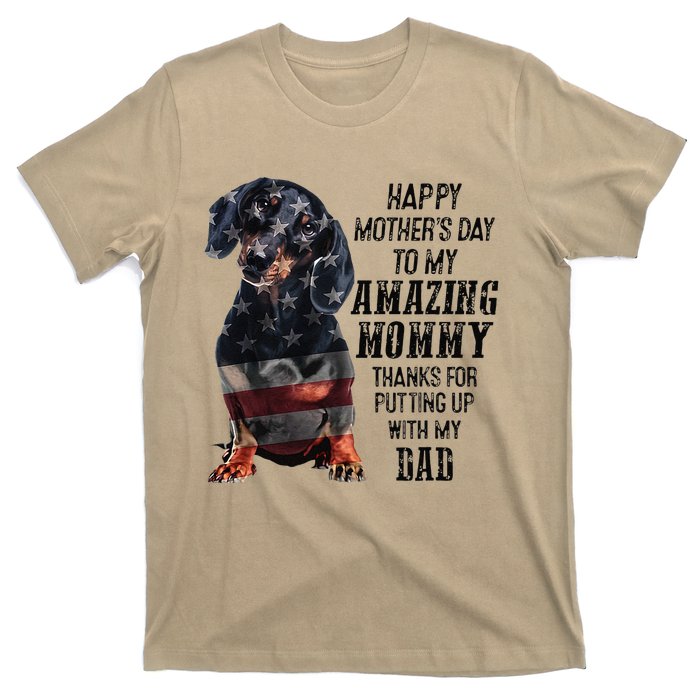 Dachshund Happy Mother's Day To My Amazing Mommy T-Shirt