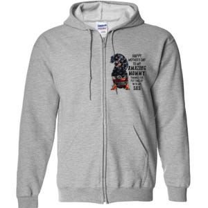 Dachshund Happy Mother's Day To My Amazing Mommy Full Zip Hoodie