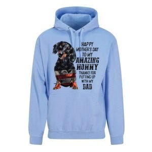 Dachshund Happy Mother's Day To My Amazing Mommy Unisex Surf Hoodie