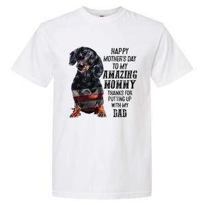 Dachshund Happy Mother's Day To My Amazing Mommy Garment-Dyed Heavyweight T-Shirt