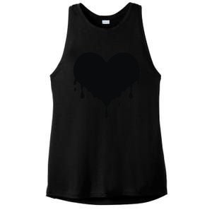 Dripping Heart Melting Heart Ladies PosiCharge Tri-Blend Wicking Tank