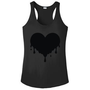 Dripping Heart Melting Heart Ladies PosiCharge Competitor Racerback Tank