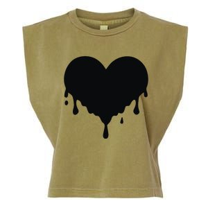 Dripping Heart Melting Heart Garment-Dyed Women's Muscle Tee