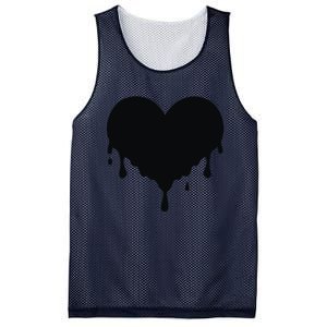 Dripping Heart Melting Heart Mesh Reversible Basketball Jersey Tank