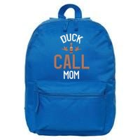 Duck Hunting Mom Duck Calling Family Gift 16 in Basic Backpack