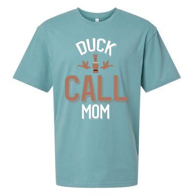 Duck Hunting Mom Duck Calling Family Gift Sueded Cloud Jersey T-Shirt