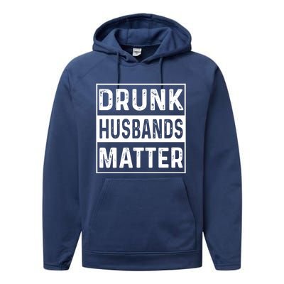 Drunk Husbands Matter Funny Beer Ing Alcohol Gift Performance Fleece Hoodie