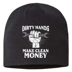 Dirty Hands Make Car Auto Garage Mechanic Sustainable Beanie