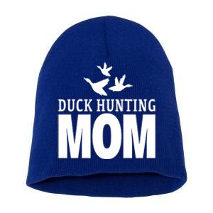 Duck Hunting Mom Flying Ducks Gift Short Acrylic Beanie