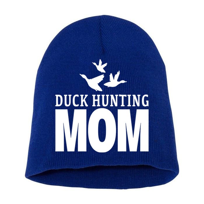 Duck Hunting Mom Flying Ducks Gift Short Acrylic Beanie