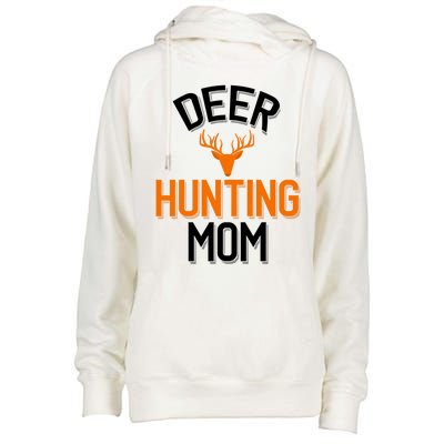 Deer Hunting Mom Cool Hunting Parent Funny Gift Womens Funnel Neck Pullover Hood