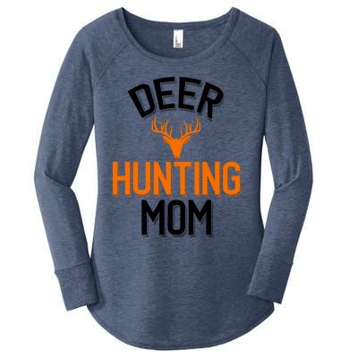 Deer Hunting Mom Cool Hunting Parent Funny Gift Women's Perfect Tri Tunic Long Sleeve Shirt