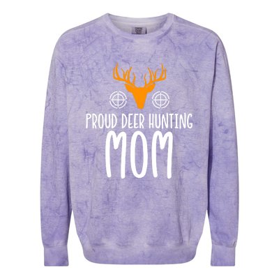 Deer Hunting Mom Gift Colorblast Crewneck Sweatshirt