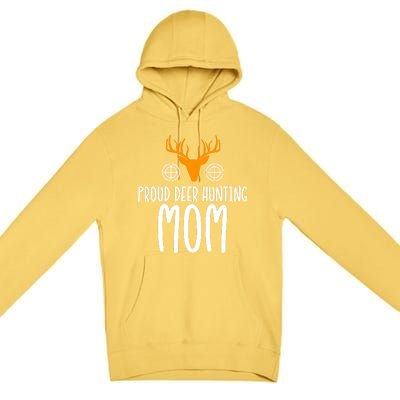 Deer Hunting Mom Gift Premium Pullover Hoodie