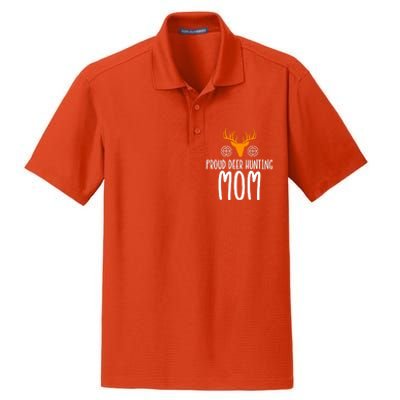 Deer Hunting Mom Gift Dry Zone Grid Polo