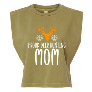 Deer Hunting Mom Gift Garment-Dyed Women's Muscle Tee