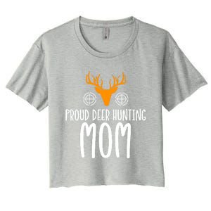 Deer Hunting Mom Gift Women's Crop Top Tee