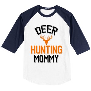 Deer Hunting Mommy Cool Hunting Mom Gift Baseball Sleeve Shirt