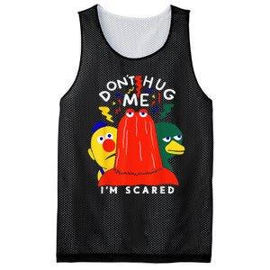 Don't Hug Me I'm Scareds Funny Saying Sarcasm Mesh Reversible Basketball Jersey Tank