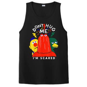 Don't Hug Me I'm Scareds Funny Saying Sarcasm PosiCharge Competitor Tank