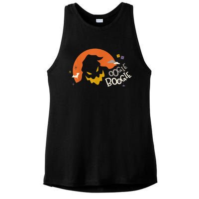 Dney Halloween Nightmare Before Oogie Boogie Shirt Ladies PosiCharge Tri-Blend Wicking Tank