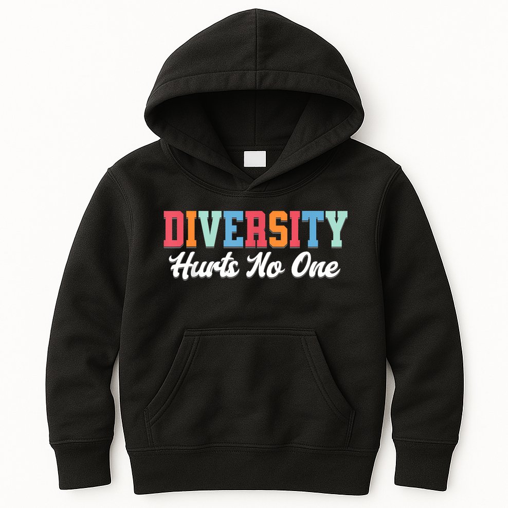 Diversity Hurts No One Lgbtq+ Gifts Human Rights Equality Kids Hoodie