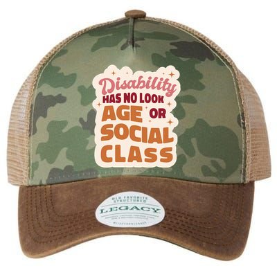 Disability Has No Look Age Or Social Class Legacy Tie Dye Trucker Hat