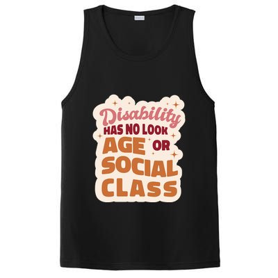 Disability Has No Look Age Or Social Class PosiCharge Competitor Tank