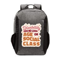 Disability Has No Look Age Or Social Class Vector Backpack