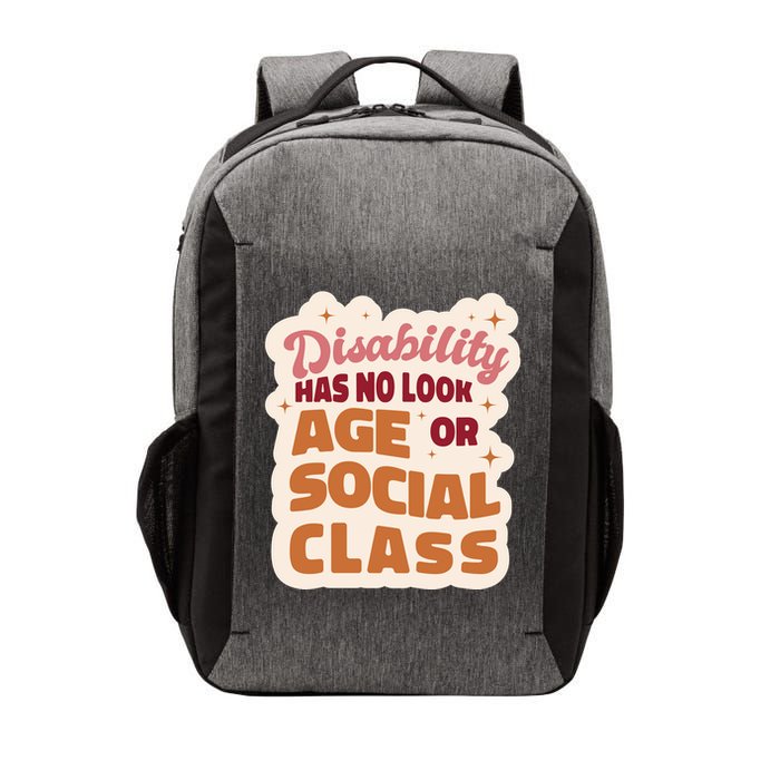 Disability Has No Look Age Or Social Class Vector Backpack