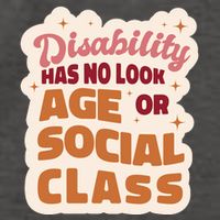 Disability Has No Look Age Or Social Class Vector Backpack