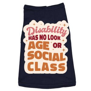 Disability Has No Look Age Or Social Class Doggie Tank