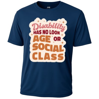 Disability Has No Look Age Or Social Class Performance Shirt