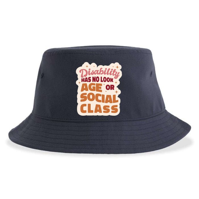 Disability Has No Look Age Or Social Class Sustainable Bucket Hat