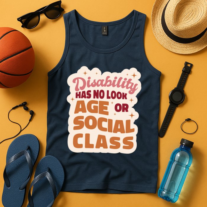 Disability Has No Look Age Or Social Class Tank Top