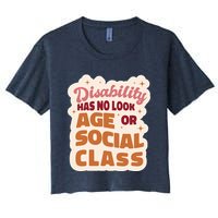 Disability Has No Look Age Or Social Class Crop Top
