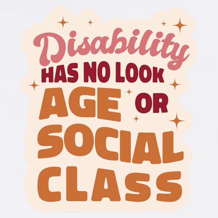 Disability Has No Look Age Or Social Class Garment-Dyed Sweatshirt