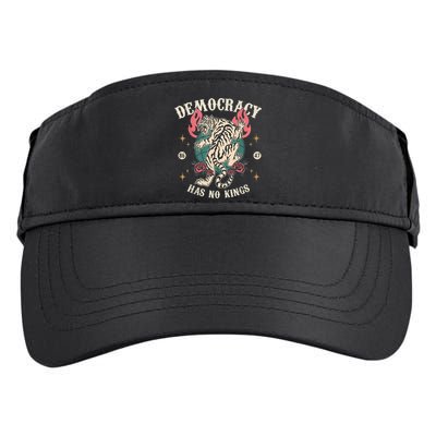 Democracy Has No Kings 86 47 Tiger Adult Drive Performance Visor